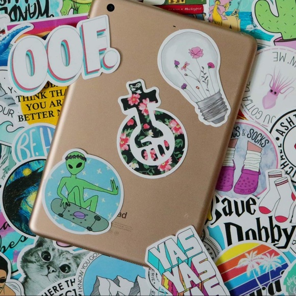 100 Pieces Hydro Flask Stickers assorted - Picture 3 of 5